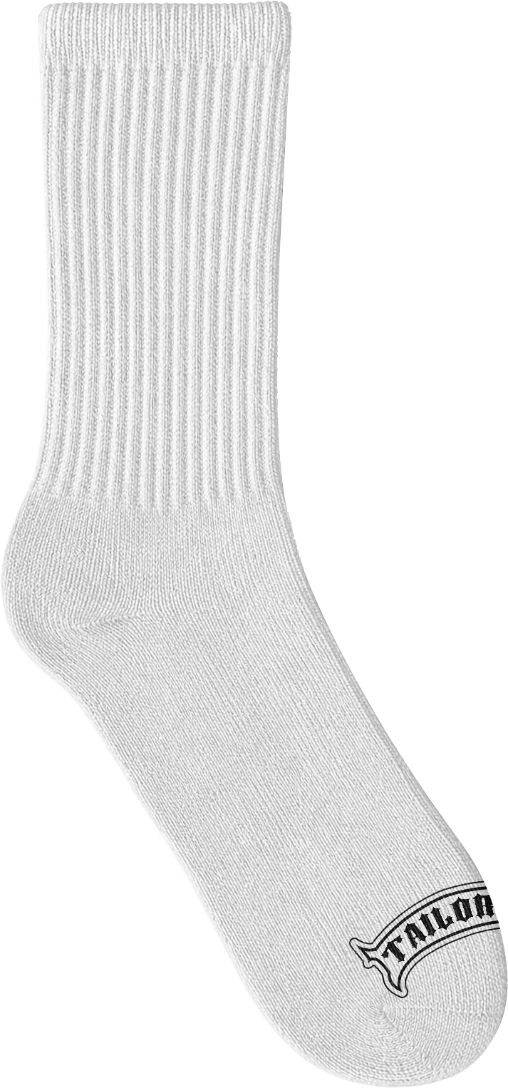 LTFG LOGO SOCKS - WHITE