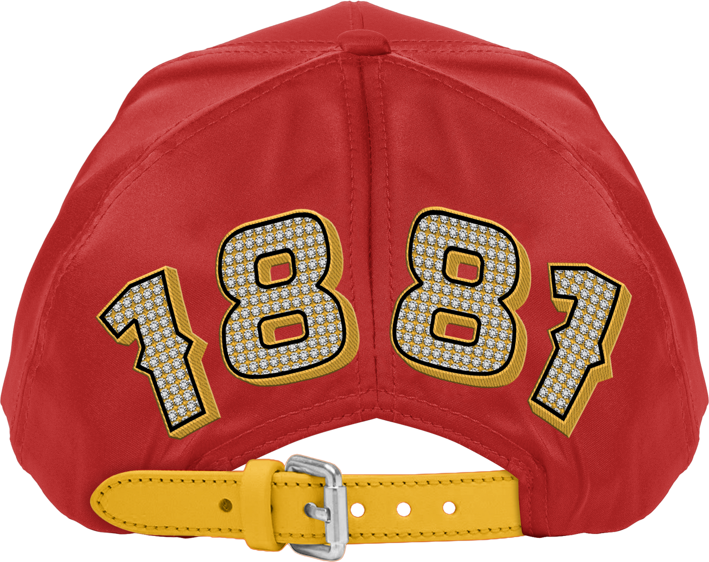 LTFG + PSC Rich in TU,$KE,GEE Legacy Hat (FULL BUST DOWN) - Vermilion/Gold