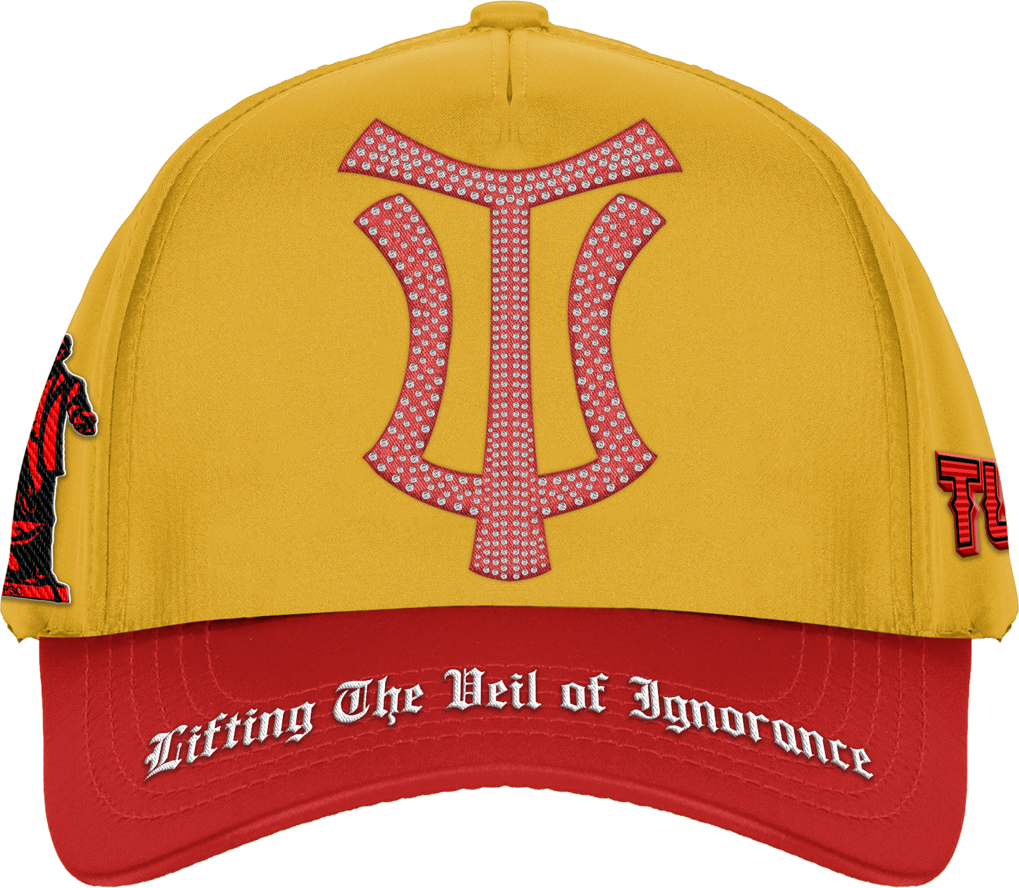 LTFG + PSC Rich in TU,$KE,GEE Legacy Hat - Saffron/Ruby