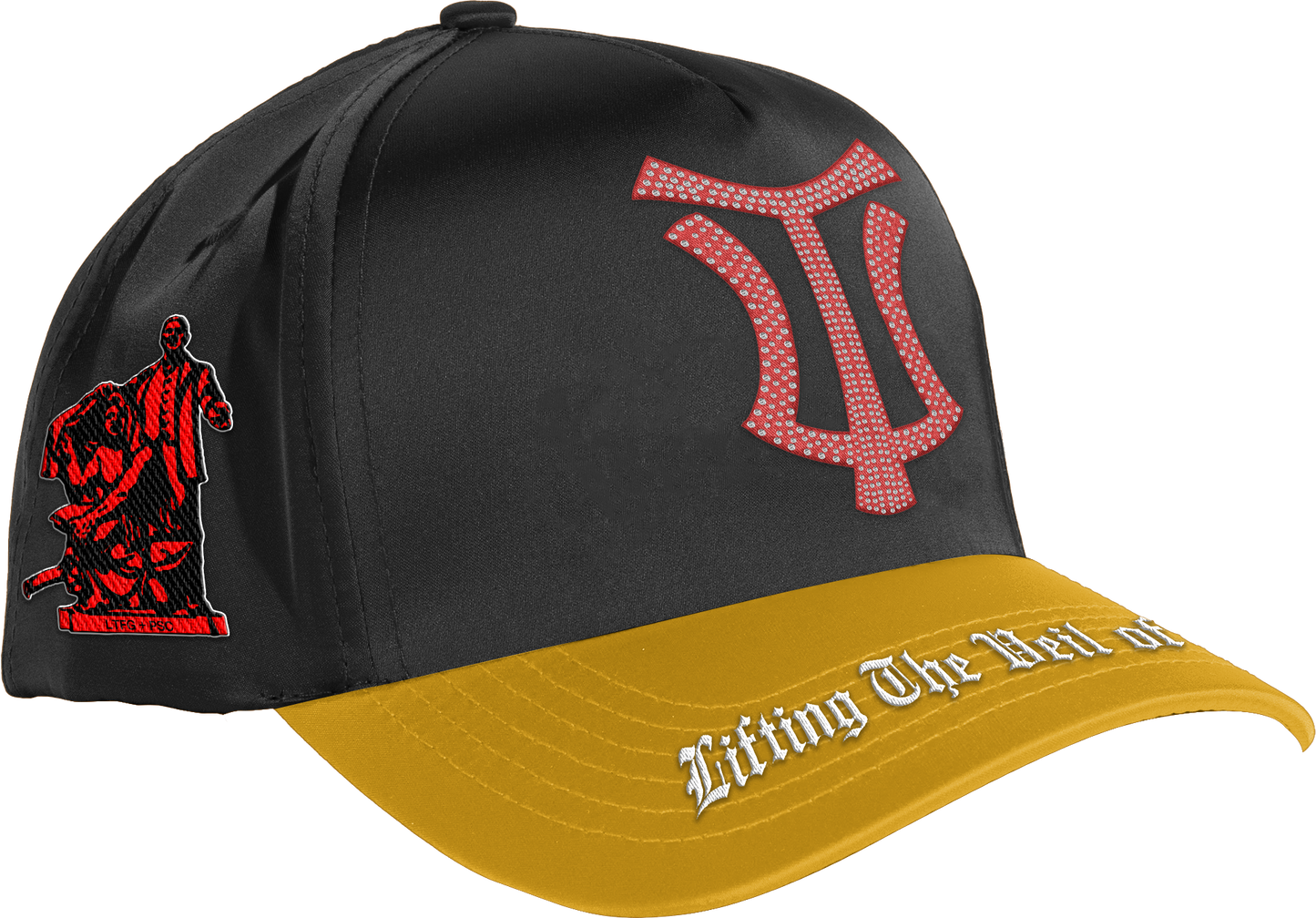 LTFG + PSC Rich in TU,$KE,GEE Legacy Hat - Onyx/Gold