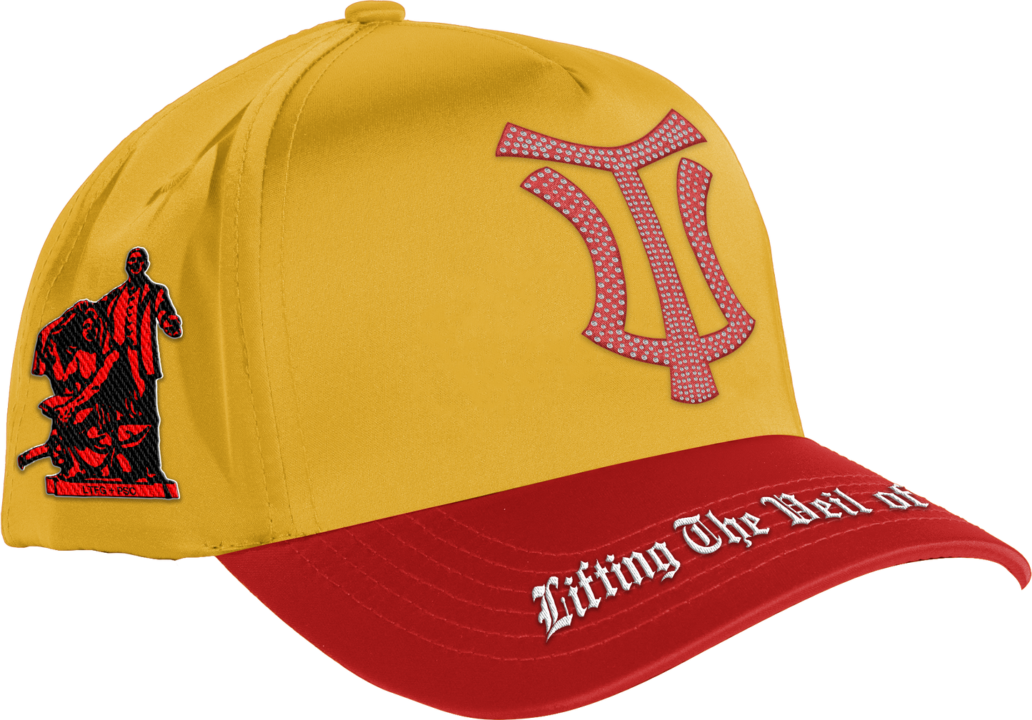 LTFG + PSC Rich in TU,$KE,GEE Legacy Hat - Saffron/Ruby