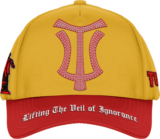 LTFG + PSC Rich in TU,$KE,GEE Legacy Hat - Saffron/Ruby