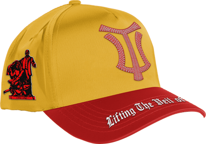 LTFG + PSC Rich in TU,$KE,GEE Legacy Hat - Saffron/Ruby