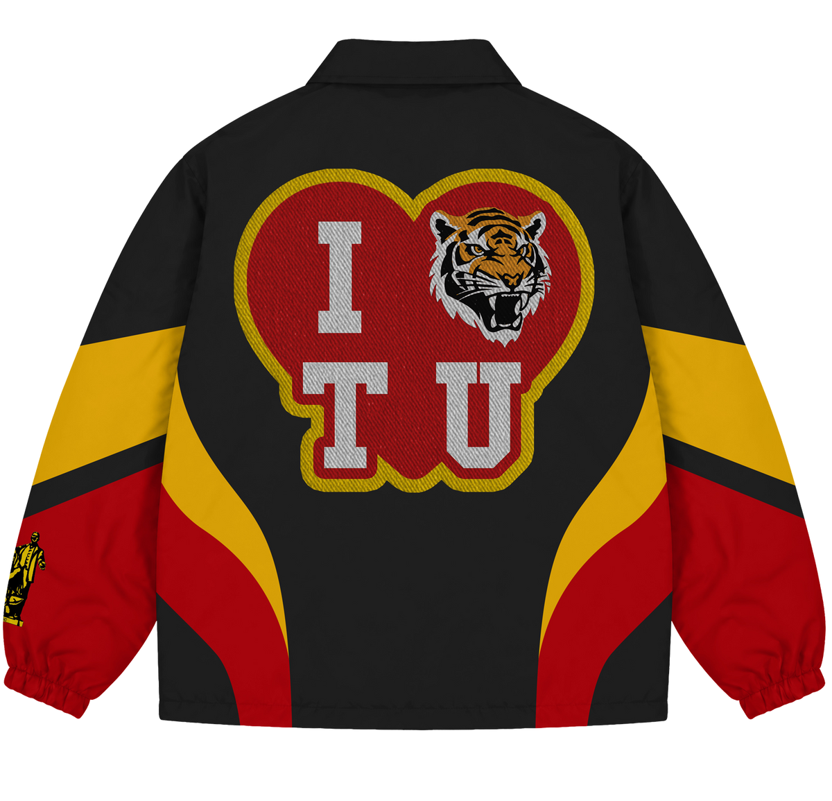 LTFG + PSC “I Heart TU” Coaches Jacket Oversized (Black)