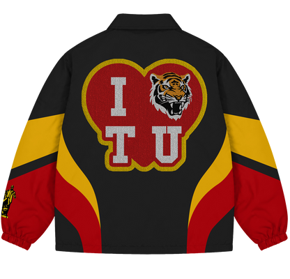 LTFG + PSC “I Heart TU” Coaches Jacket Oversized (Black)