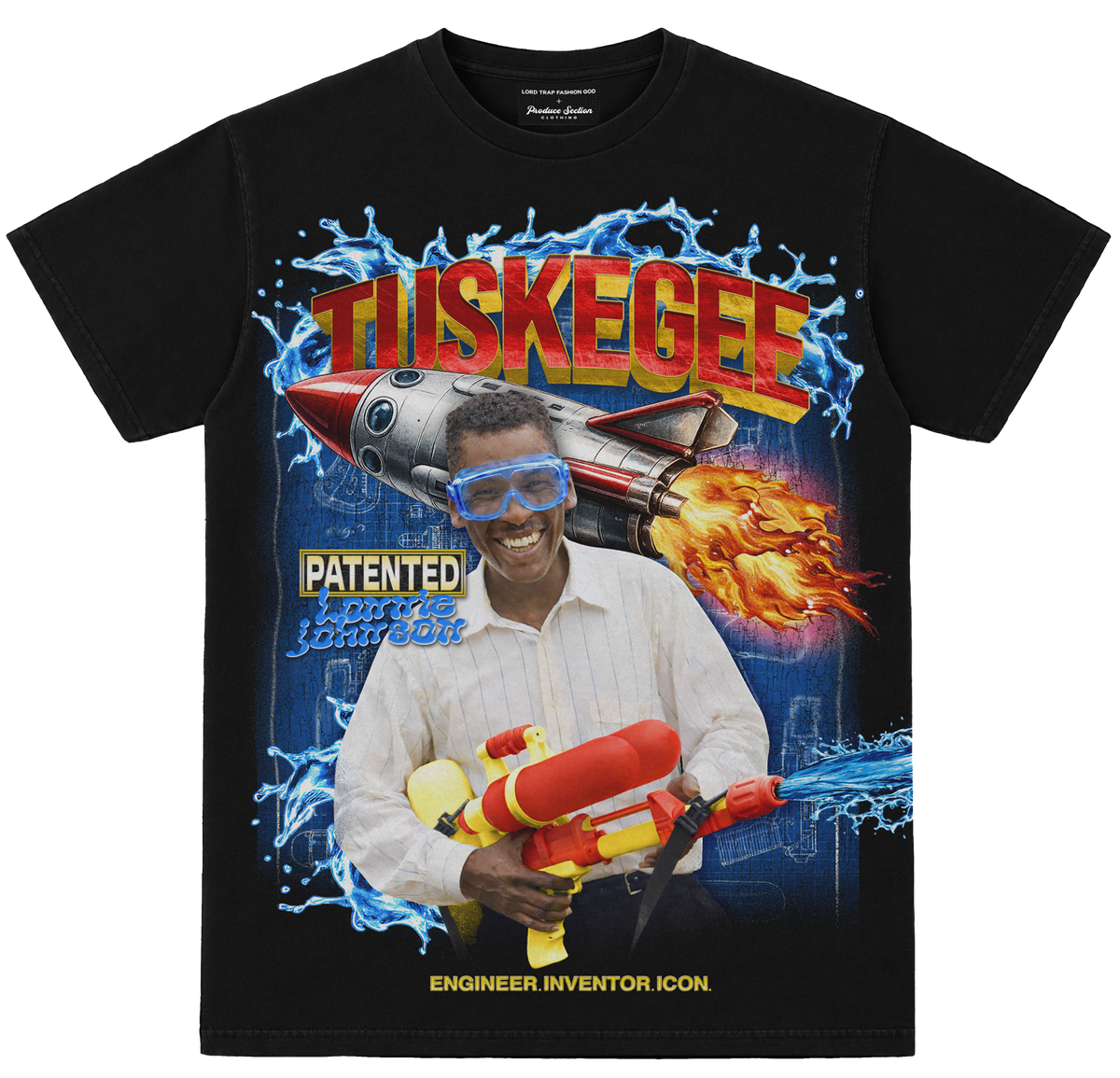 LTFG + PSC Lonnie Johnson Tuskegee “Super Soaker” Tee